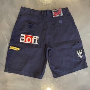 Vintage BOFF Shorts Men’s 38 Baggy Streetwear Y2K Skateboard Cargo Hip Hop READ